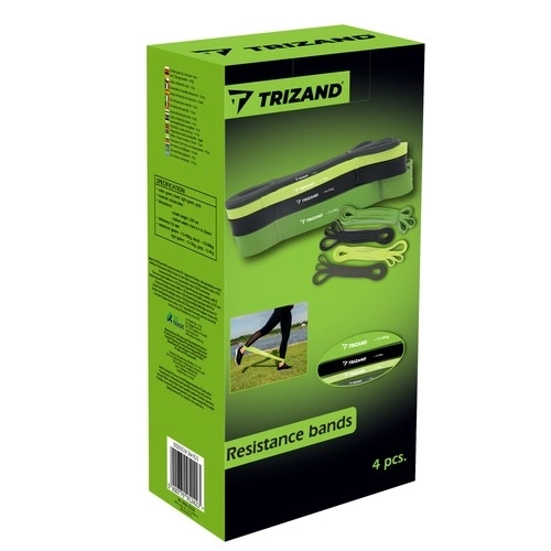 Zestaw gum do ćwiczeń - 4 szt. Trizand 24305
