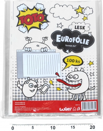 Przezroczysty wiszący obwoluta na dokumenty A4 – połysk