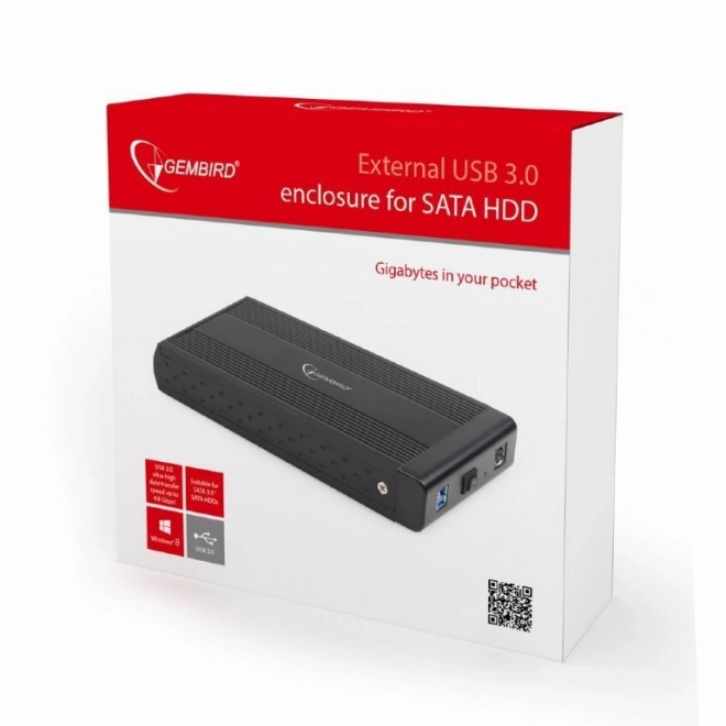 3,5 zewnętrzna obudowa USB 3.0 czarna