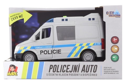 Auto policyjne z polskim głosem