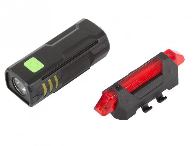 Zestaw świateł USB na rower przednie i tylne