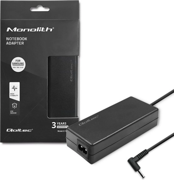 Zasilacz do Samsung 65 W (19 V, 3,42 A), wtyk 3,0 × 1,0 mm