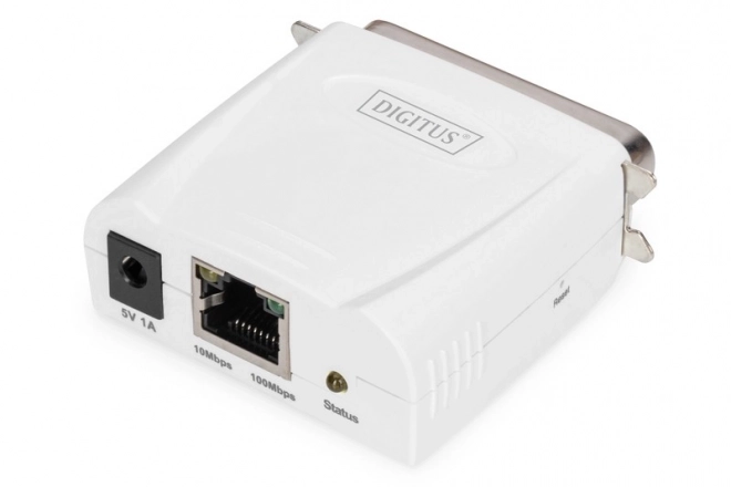 Serwer Fast Ethernet z 1 portem LPT i RJ-45