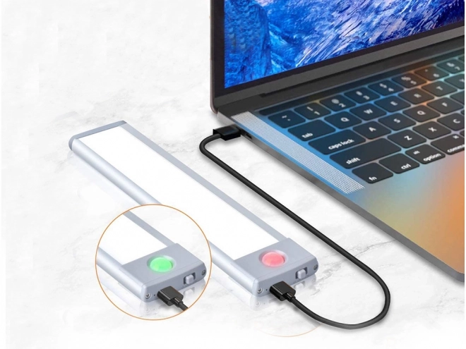Usb lampa z czujnikiem ruchu i ściemniania 23 cm