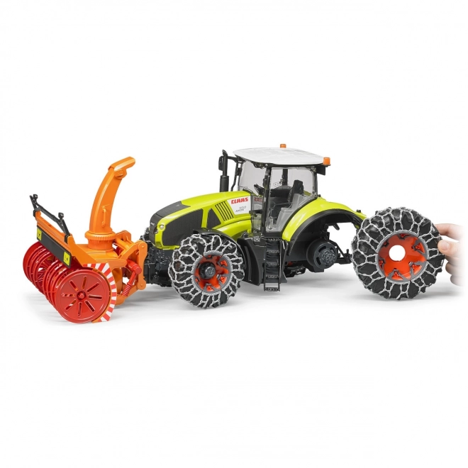 Bruder Traktor Class Axion 950 z odśnieżarką
