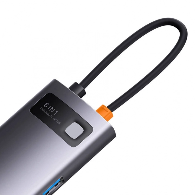 Baseus StarJoy 6v1 USB-C hub z wieloma złączami