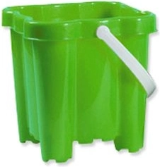 Androni wiaderko zamek z 4 wieżami 16 cm – Zelený