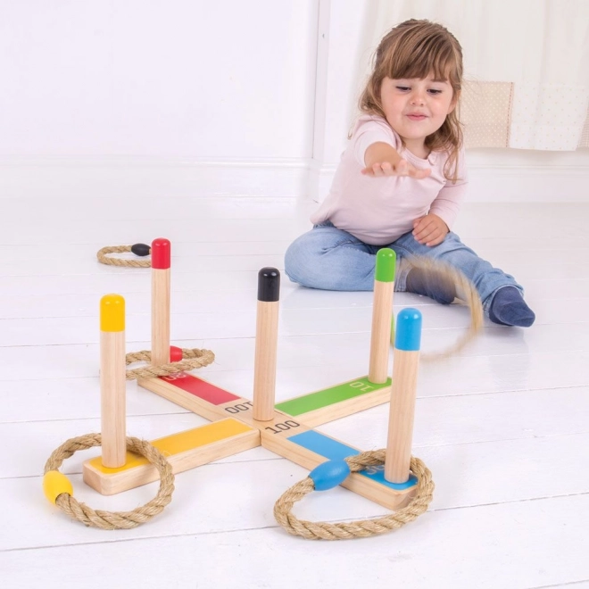 Bigjigs Toys Rzucanie pierścieniami
