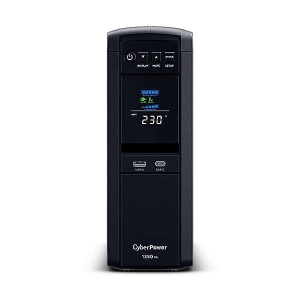 Zapasowe źródło energii UPS CyberPower 1350 VA z LCD