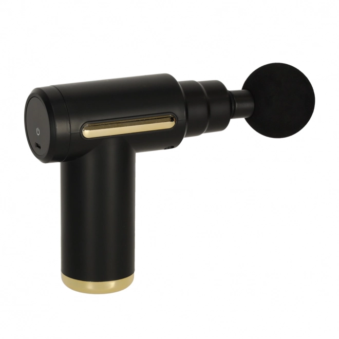 Masażna pistolet LED 4w1 czarna