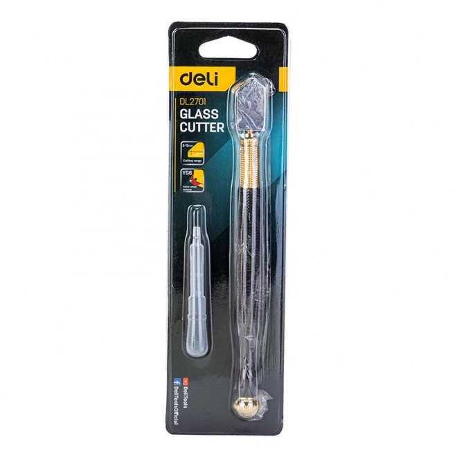 Diamentowy szklany nóż Deli Tools EDL2701