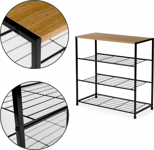 Górny drewniany blat na dekoracje i codzienne drobiazgi