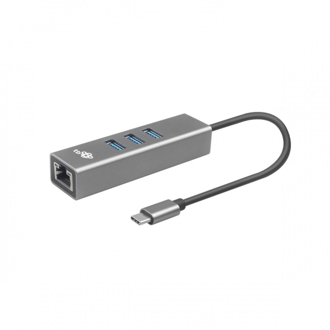 Adapter USB-C z RJ45 + 3x porty USB-A - 1000 Mb/s