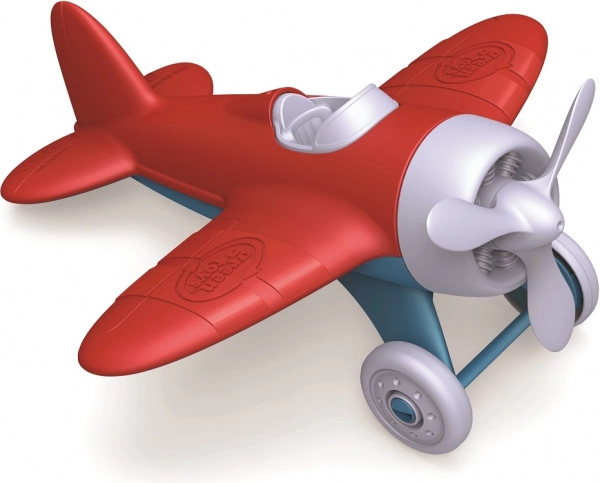Samolot z recyklingowanego plastiku GREEN TOYS – czerwony