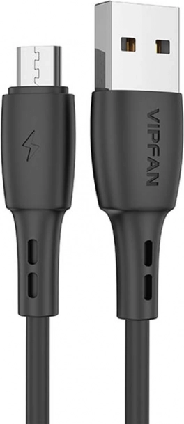 Kabel USB do Micro USB Vipfan Racing X05, 3A, 1 m, czarny