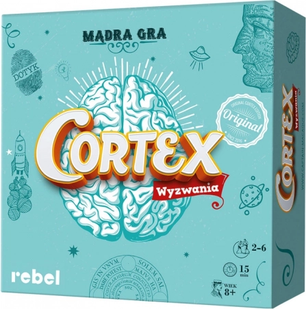 Towarzyska gra karciana REBEL CORTEX – sprytne wyzwania dla bystrego umysłu
