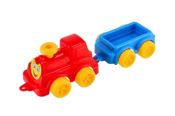 Plastowy pociąg z odłączanym wagonikiem 41 cm