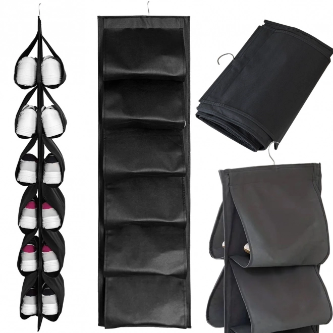 Wieszany organizer na buty do garderoby