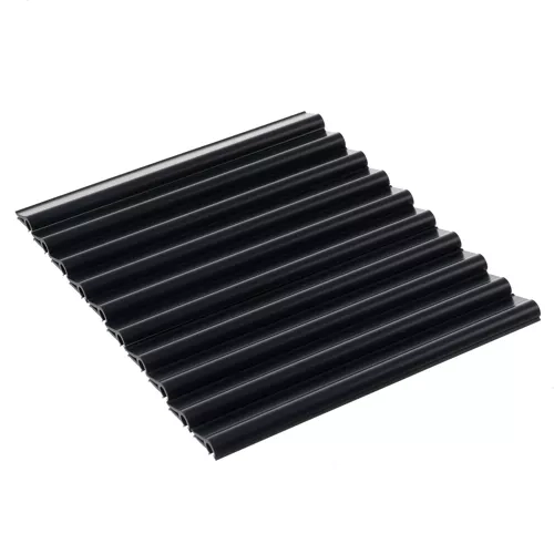 Końcówki mocujące / klipsy do paska osłonowego 19cm - antracyt 23911 (10 szt.)