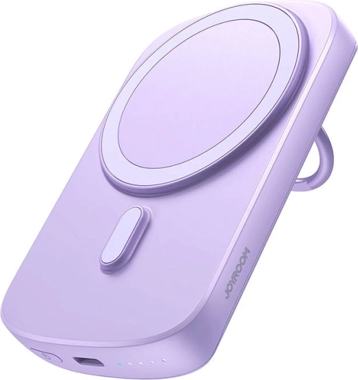 Magnetyczny powerbank z pierścieniem JOYROOM 20 W 6000 mAh (fioletowy)