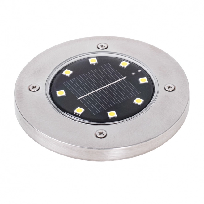 Ogrodowe oświetlenie solarne 8 LED 4szt - zimna biel