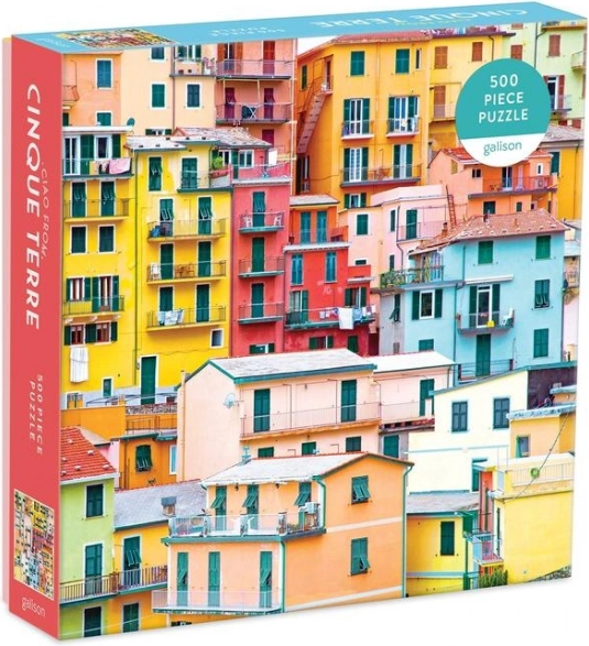 Puzzle Galison Pozdrowienia z Cinque Terre 500 elementów