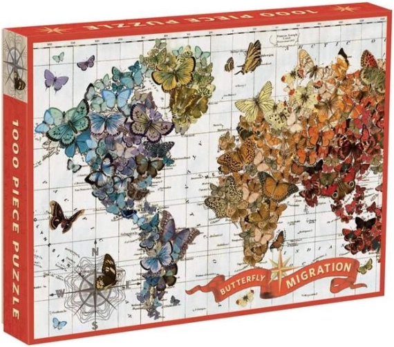 Puzzle GALISON migracja motyli 1000 elementów