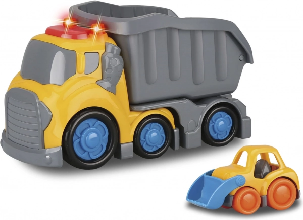 Kiddy wywrotka z efektami 19,5 cm i buldożer 8 cm