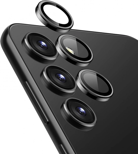 Ochronne szkło aparatu Samsung Galaxy S24+ czarne