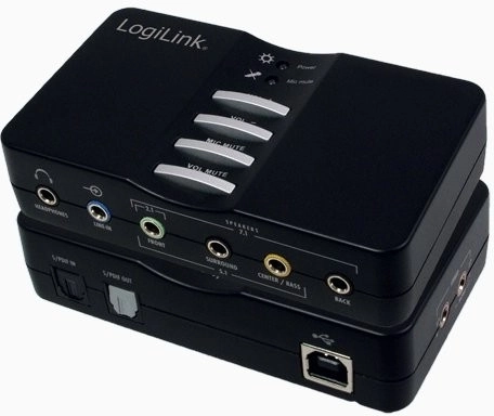 Zewnętrzna karta dźwiękowa USB 7.1 z optycznym SPDIF