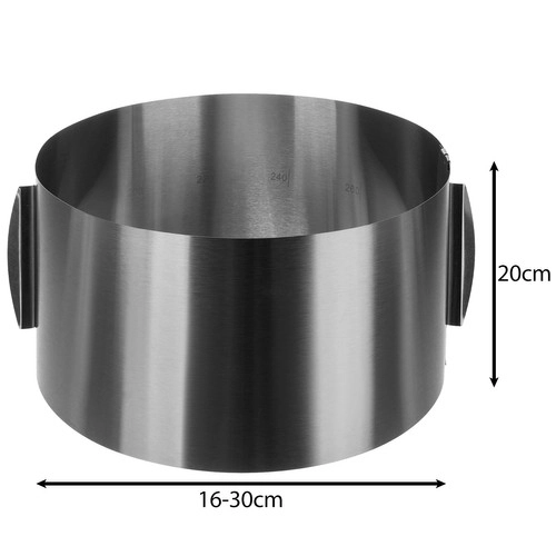 Forma do tortów 20 cm ze stali nierdzewnej