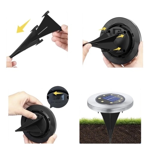 Solarne oświetlenie ogrodowe - 12 sztuk Gardlov 24001