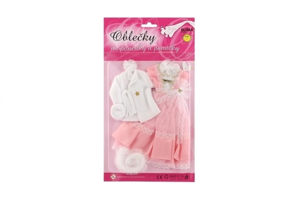 Ubranka z akcesoriami dla lalek 2 sztuki