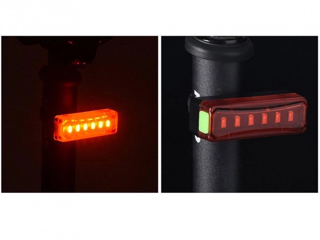Tylne Światło LED na Rower USB