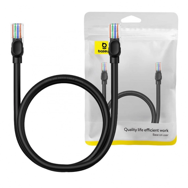 Kabel sieciowy Baseus Ethernet CAT5 1m czarny
