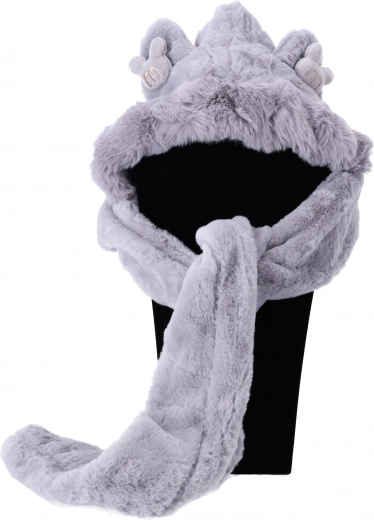 Czapka, szalik i rękawiczki w jednym