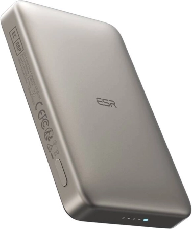 Magnetyczny powerbank ESR Qi2 MagSlim 10000 mAh, piaskowy