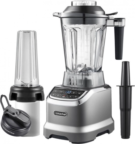 Blender kielichowy AMZCHEF szary
