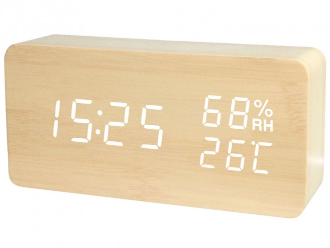 Nowoczesny elektroniczny budzik z USB