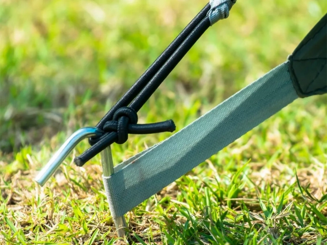 Stalowe kołki namiotowe 31cm 10sztuk haków i pętli