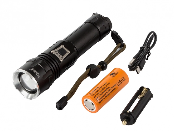 Wojskowa latarka taktyczna Bailong z LED CREE XHP160