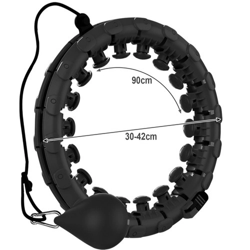 Hula hop z narzędziem do masażu + z obciążeniem Trizand 22044
