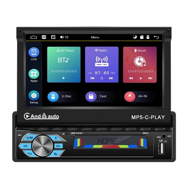Monitor samochodowy Podofo 7" z obsługą Carplay i Android Auto