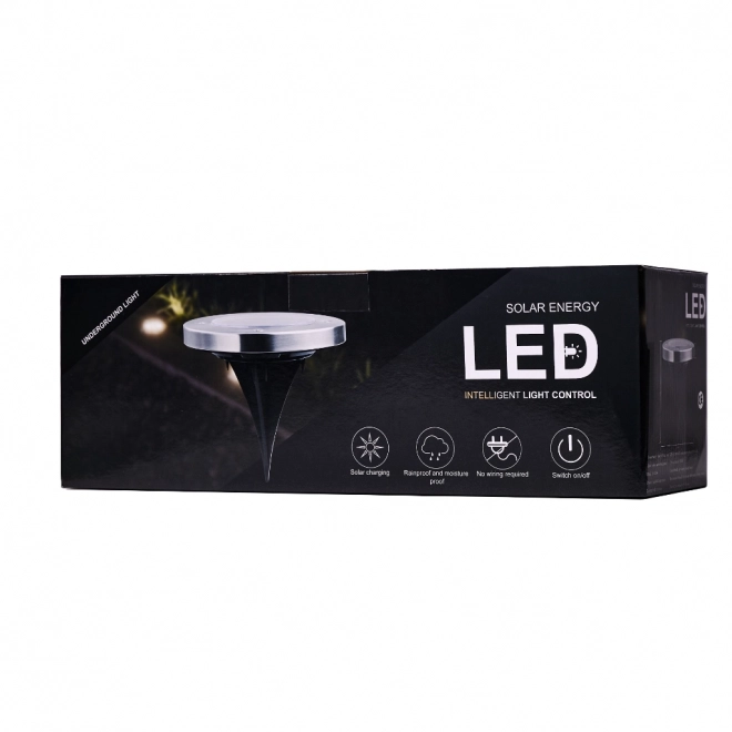 Solarne ogrodowe oświetlenie LED - 12 sztuk