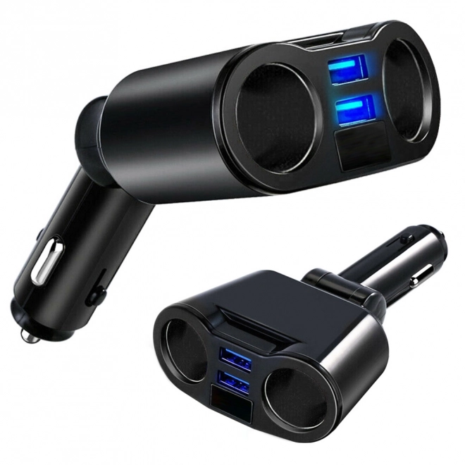 Gniazdo do zapalniczki z rozdzielaczem i ładowarką USB