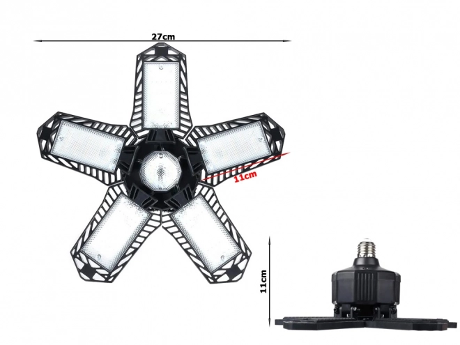 Sufitowa składana lampa e27