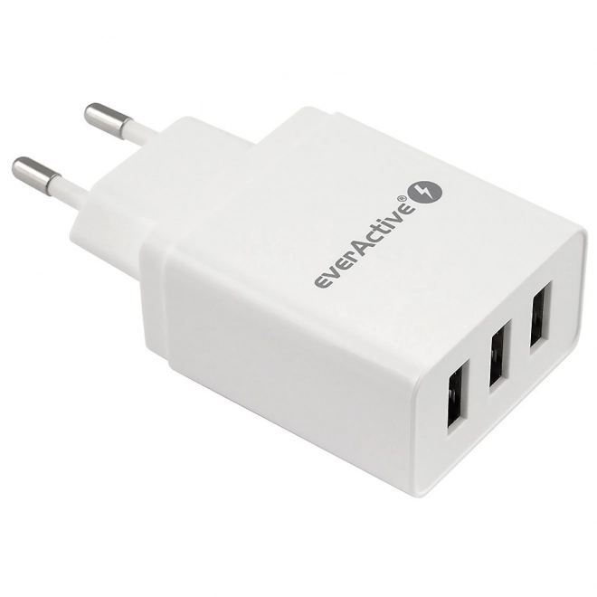 3x USB 3,4A inteligentna ładowarka Iq White