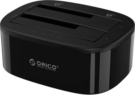 Stacja dokująca Orico dla 2.5"/3.5" HDD/SSD z klonowaniem, USB-C 5 Gbps (czarna)