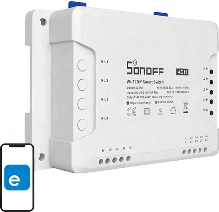 Inteligentny przełącznik WiFi Sonoff 4CH