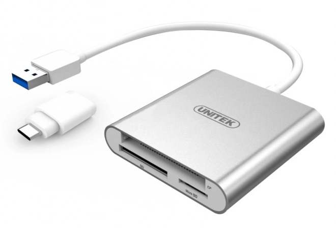 Czytnik kart pamięci USB 3.0 + USB Typ-C; Y-9313D